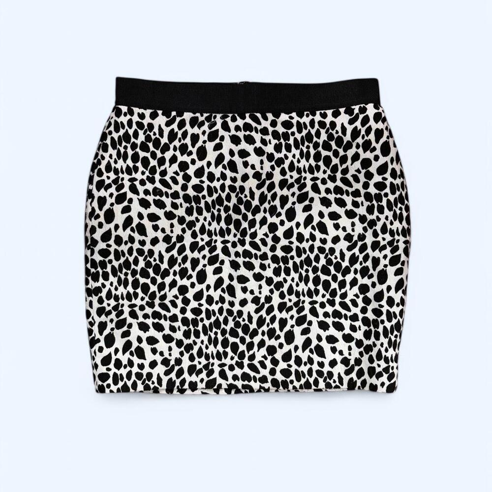 Ann Tyalor cow print skirt